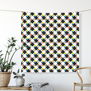 Art Deco Fabric Circles, Triangles and Squares